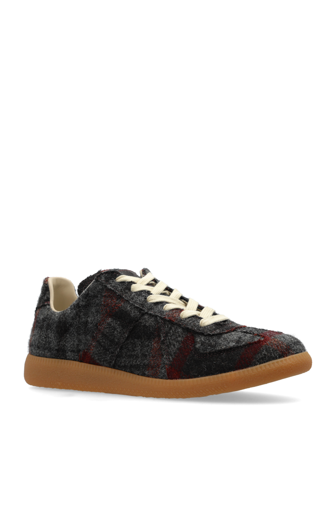 Grey Sports shoes with check pattern Maison Margiela Grey Sports shoes with check pattern Maison Margiela